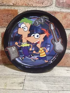 Phineas and Ferb Plastic Plate Zak 8 Inch, Multicolored Rare - Picture 1 of 3