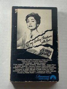 Betamax Mommie Dearest Faye Dunaway Very Rare - Picture 1 of 4