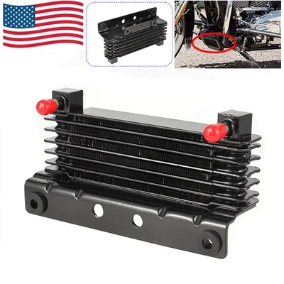 Oil Cooler Device Radiator For Harley Touring Road King Glide Street Glide 09-16 - Изображение 1 из 4