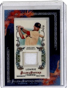 2011 Topps Allen & GinterThe World's Champions Jed Lowrie Jersey 1 color Boston - Picture 1 of 2
