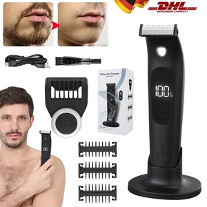 Elektrischer Männer Intimrasierer Haar Rasierer Herren Körperrasierer Trimmer DE - Bild 1 von 13