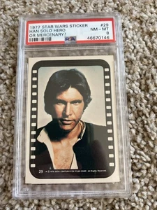 1977 Topps Star Wars series 3  Sticker #29  PSA 8 cert# 46670146 - Picture 1 of 4