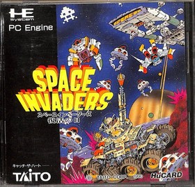 Space Invaders PC Engine Video Game HuCard Taito 1990