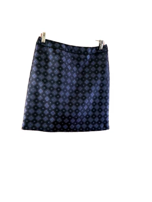 Satin/silky size10 Warehouse skirt lined w28 L18in A line Black blue red - Image 1 of 4