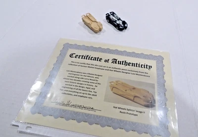 HOTWHEELS PROTOTIPO DE RESINA SPLITTIN INGAGE II LUIS MONTESDEOCA AÑOS 90 CON CERTIFICADO DE AUTENTICIDAD ¡RARO! Foto 1 de 4
