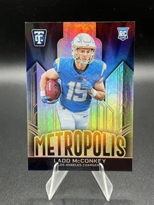 2024 Panini Totally Certified Football Ladd McConkey Metropolis Rookie Case Hit - Picture 1 of 2
