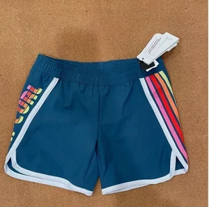 NWT Rip Curl Girls Surf Revival Board Shorts Sz 8 – Dark Teal 3” Inseam - Picture 1 of 4
