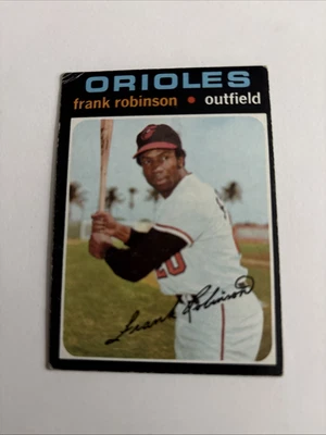 1971 Topps - Frank Robinson #640 Soft Corners Mid Grade Free Shipping - Image 1 of 3