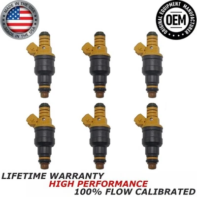 Inyectores de combustible Bosch nuevos OEM 6X para Alfa Romeo 164 1991-1995 3,0 L V6 0280150702 Foto 1 de 4