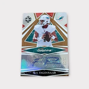 2021 Panini Limited Tua Tagovailoa Auto /15 Miami Dolphins SP Card - Bild 1 von 11