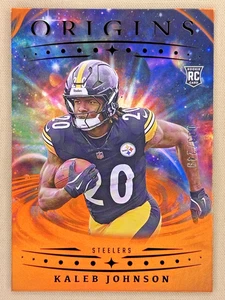 Holograma Panini Origins Kaleb Williams RC 2025 naranja/249 Pittsburgh Steelers #104 - Imagen 1 de 2