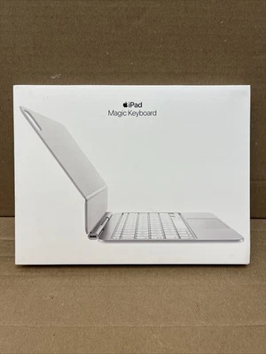 Apple Magic Keyboard for 11" iPad Pro M4 White, US English MWR03LL/A - Image 1 of 2