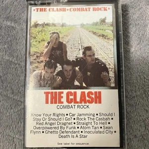 The Clash - Combat Rock Cassette Tape 1982 Epic PET 37689 - Picture 1 of 5