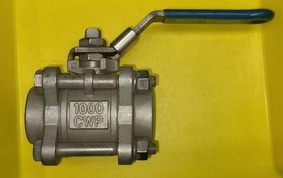 Neles-Jamesbury 3C-3600MT-3 1" 316 Stainless SS Weld Socket Ball Valve - Image 1 of 2