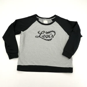 Sudadera para mujer Levi's gris con mangas negras talla XL - Imagen 1 de 5
