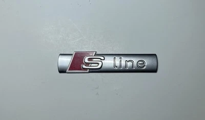 2008-2024 Audi S3 S4 S5 S6 S7 A3 A4 A5 A6 S Line Nameplate Emblem 8N0853601A OEM - Image 1 of 4