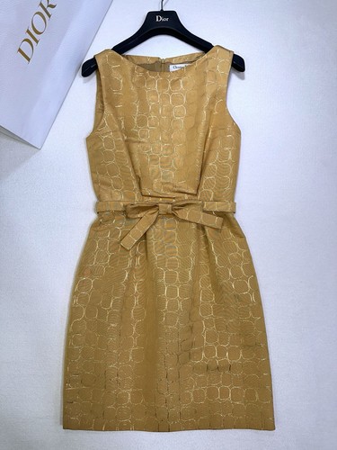 Abito di seta CHRISTIAN DIOR valore £ 4000 FR taglia 38 INT M UK 10 US 6 immacolato