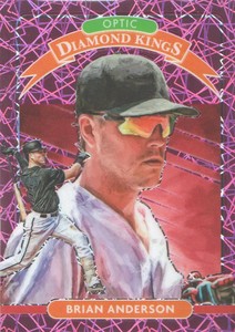 2020 Donruss Optic Baseball Pink Velocity Parallel #6 Brian Anderson DK /199
