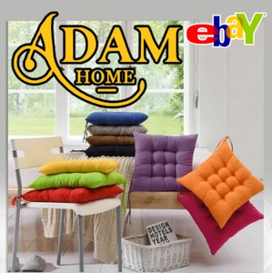 Seat Pad Dining Room Kitchen Chair Seat Cushions Tie On Pad Soft Cushion Style - Picture 1 of 14