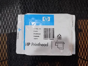 2017 ORYGINALNA CZARNA GŁOWICA DRUKUJĄCA HP #90 DESIGNJET 4000 4500 C5054A FABRYCZNIE ZAPIECZĘTOWANA - Zdjęcie 1 z 1