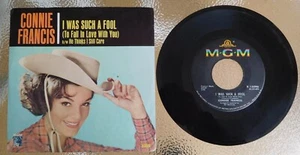 Connie Francis 45 RPM Record-I Was Such A Fool - Picture 1 of 2