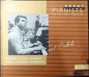 EMIL GILELS #3 2 CD'S SET PHILIPS EMI GREAT PIANIST AS NEW  - Imagen 1 de 4