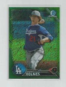 2016 Bowman Chrome GRANT HOLMES Green Skimmer Refractor 80/99 - Picture 1 of 1