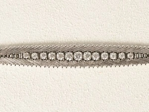 Carl Bucherer Diamant 18K Weißgold Tennis Armband 0,5ct um 1960 70er Jahre - Bild 1 von 17