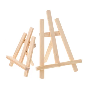 2 Pcs Hölzerne Klappung Mini-Bilderrahmen-Stativ Rutschfester Tablet-Halter - Bild 1 von 12