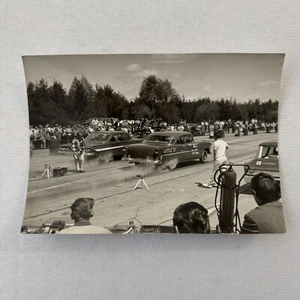 Vintage Drag Racing Photo Photograph Print Chevrolet Chevy - Picture 1 of 6