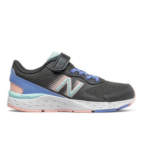 New Balance Scarpe da Bambini 680v6 Bungee per Bambini Nero con Blu (YA680BB6)