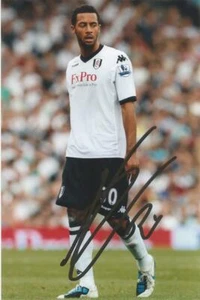 FULHAM, TOTTENHAM & GUANGZHOU CITY: MOUSA DEMBELE SIGNED 6x4 ACTION PHOTO+COA - Picture 1 of 1