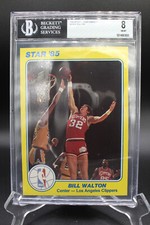 1984-85 Star Co Court Kings 5x7 #9 Bill Walton BGS 8 NM-MT Rare '85 Set