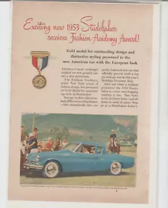 "Annuncio originale 1953 Studebaker Magazine ""...ricevi Fashion Academy Award!" - Foto 1 di 1