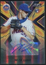 2017 Topps Fire Seth Lugo /500 RC Auto #FA-SL New York Mets