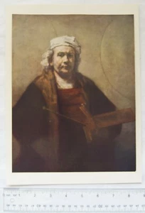 Plate of painting Self Portrait by Rembrandt van Rijn 1663 - Picture 1 of 1