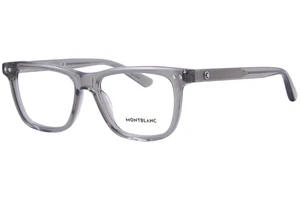 Mont Blanc MB0322O 008 Eyeglasses Men's Grey Full Rim Rectangle Shape 53mm - Picture 1 of 5