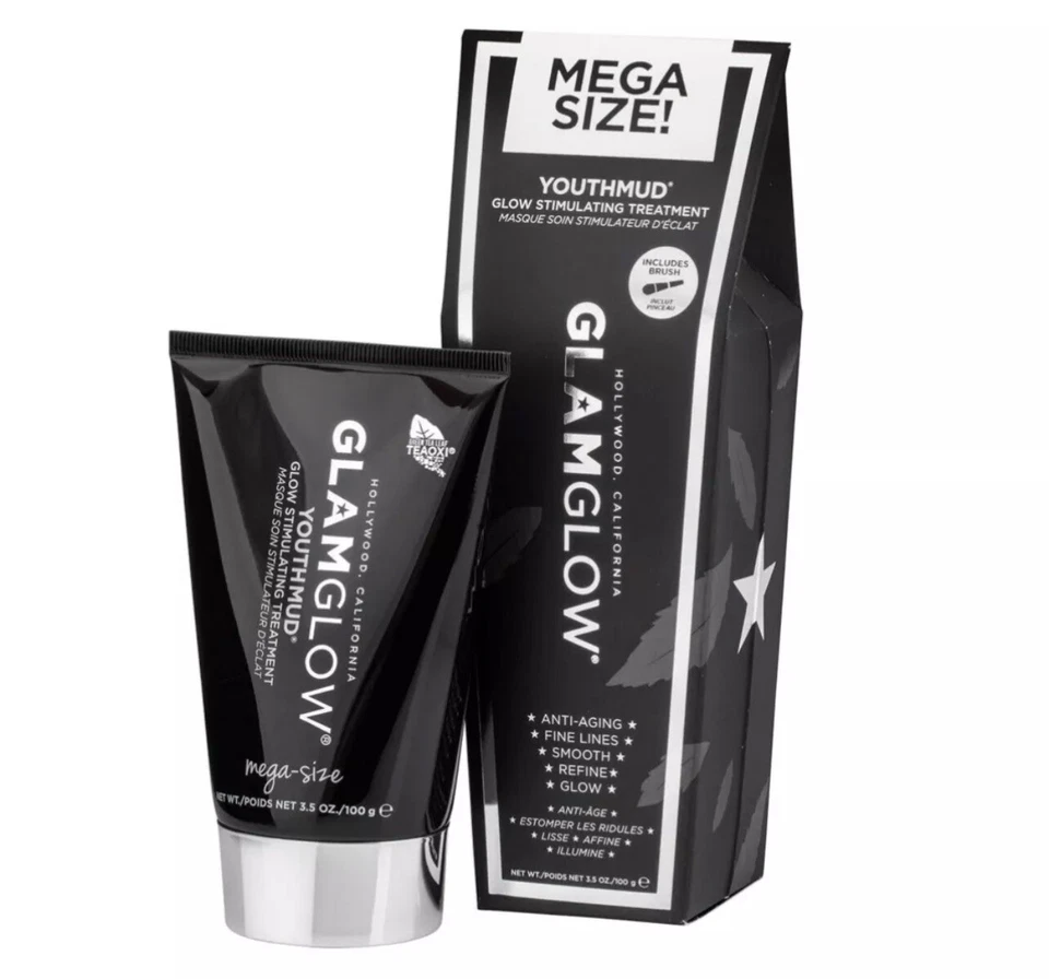 Glamglow Youthmud 3.5 Oz Tinglexfoliate Glow Stimulating Treatment Mega Size  - Image 1 of 4