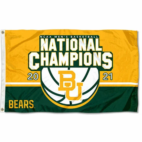 Baylor Bears College Basketball 2021 National Champions 3x5 Flag Cover