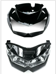 Front Upper Fairing Cowl Nose+Headlight Fit for Kawasaki Z750 2007-2012 08 10 11 - Picture 1 of 4