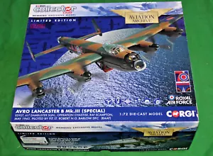 CORGI AVIATION ARCHIVE AVRO LANCASTER B MKIII 617 DAMBUSTERS 1/72 #AA32621 - Picture 1 of 2