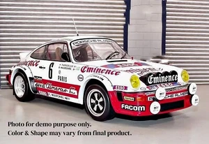 1/10 Lexan Clear RC Car Body Shell for PORSCHE RALLY 1982 WT 190mm - Picture 1 of 6