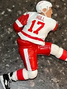 Camiseta Brett Hull Detroit Red Wings Hockey NHL de colección figura de goma LEER - Imagen 1 de 4