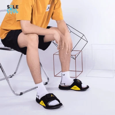 Sandalias Air Jordan Hydro IV 4 AJ4 Retro Thunder Slide 532225-017 Foto 1 de 4