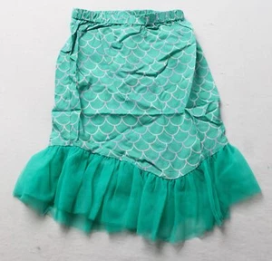 RuffleButts Girl's Mermaid Tail Skirt Cover-Up CA4 Sparkle Scales Size 4T/5 NWT - Picture 1 of 3