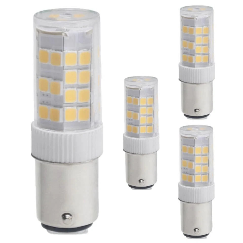 Diodesy 4PK BA15D Bayonet LED Light Bulb, 3000K, 4.5W, 40W , T5 400LM - Image 1 of 4