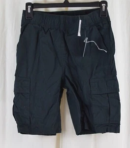 The Children's Place Boys' Bottoms Cargo Shorts Washed Black Size 10 - Picture 1 of 3