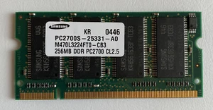 256MB DDR PC2700 CL2.5 PC 2700 S - 25331 -A0 M470L3224FT0-CB3 Samsung - Bild 1 von 6
