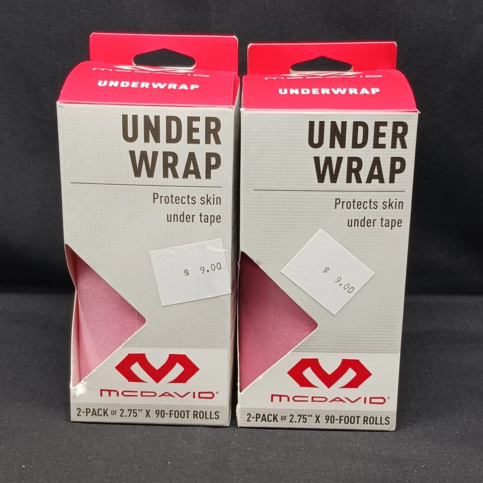 McDavid Under Wrap Pink 2-Pack of 2.75" x 90-Foot Rolls Lot of 2 - Image 1 of 4