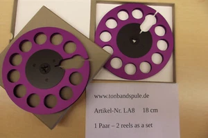 Bobina de cinta 180 mm 1 par - Sony Akai Grundig Teac Revox Studer - Artículo LA8 - Imagen 1 de 3